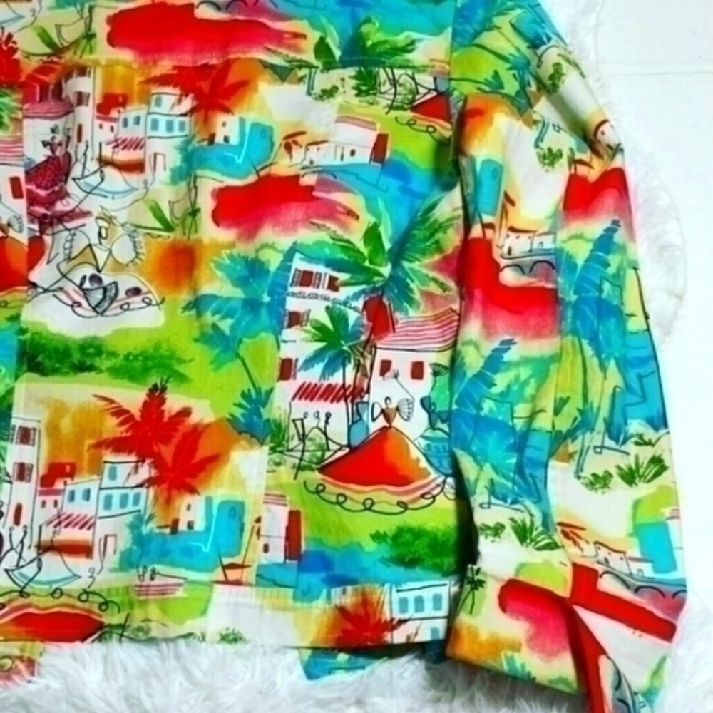 N.T. Norm Thompson Spring Scene Jacket - Picture 4 of 4